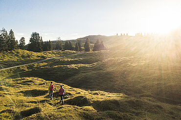 Unterwegs im Almengebiet über der Grießbachklamm, © Sportalpen 