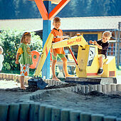 Great adventure at the playground Wilder Kaiser