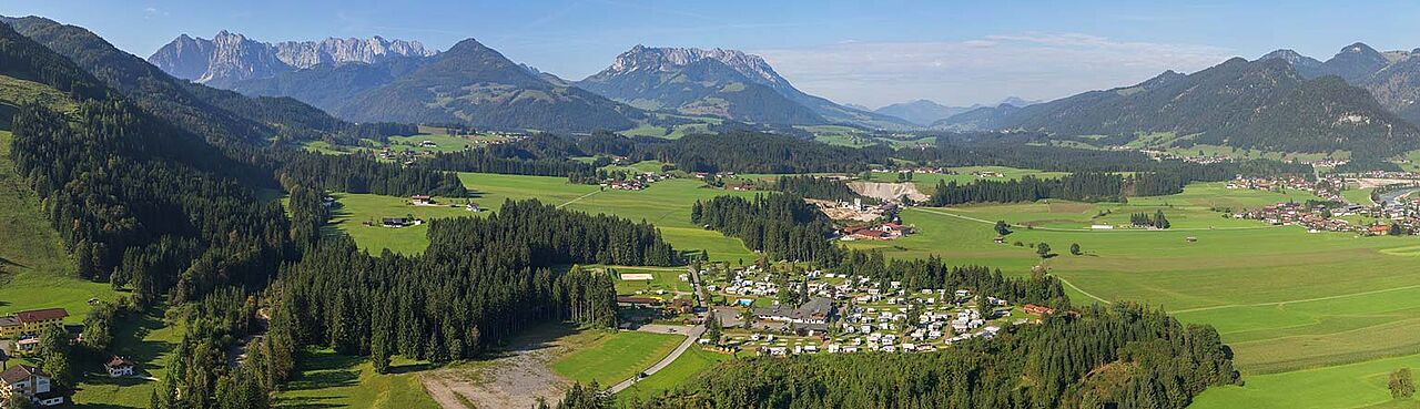 Eurocamp Kössen aus der Luft