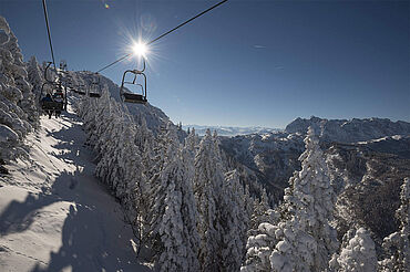 Skifahren in Kössen, (c) Bernhard Bergmann, Bildquelle - Tourismusverband Kaiserwinkl