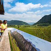 Panoramablick: Kaiserwinkl in Tirol