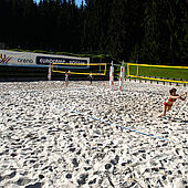 Beachvolleyball im Eurocamp Wilder Kaiser Kössen