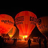 Nächtlicher Ballonstart Kaiserwinkl