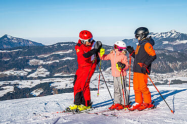 Skifahren mit Kindern, Kaiserwinkl, © Tourismusverband Kaiserwinkl