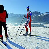 Cross-country skiing in Kössen