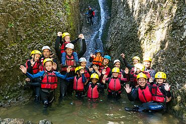 Kids Canyoning, (c) Adventure Club Kaiserwinkl