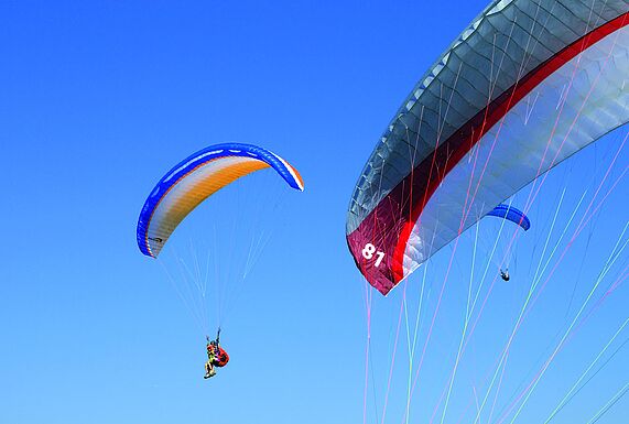 Paragleiten in der Region Kaiserwinkl