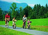 Radfahren mit der ganzen Familie