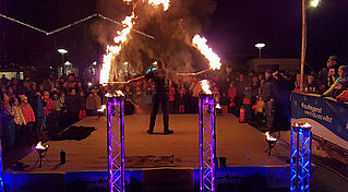 Feuershow Winterzauber, (c) TVB Kaiserwinkl