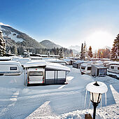 Sneeuwpret in Euro Camp Wilder Kaiser