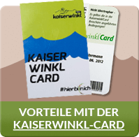 Vorteile Kaiserwinkl Card